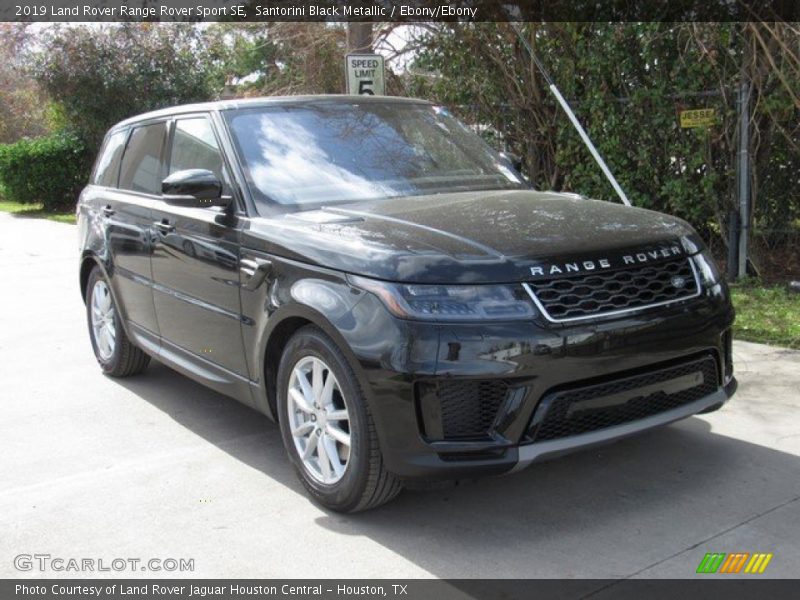 Santorini Black Metallic / Ebony/Ebony 2019 Land Rover Range Rover Sport SE