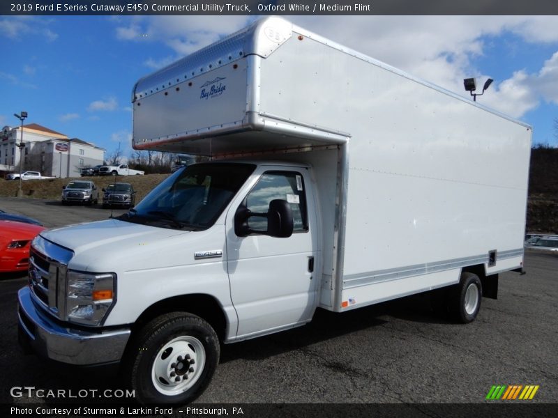 Front 3/4 View of 2019 E Series Cutaway E450 Commercial Utility Truck