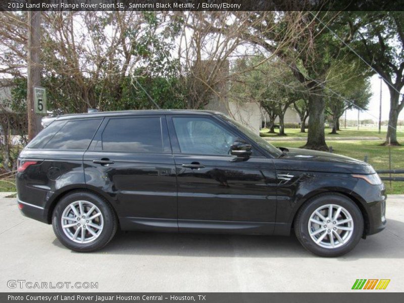  2019 Range Rover Sport SE Santorini Black Metallic