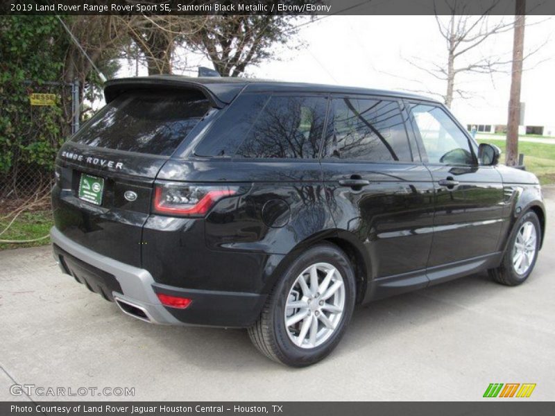 Santorini Black Metallic / Ebony/Ebony 2019 Land Rover Range Rover Sport SE