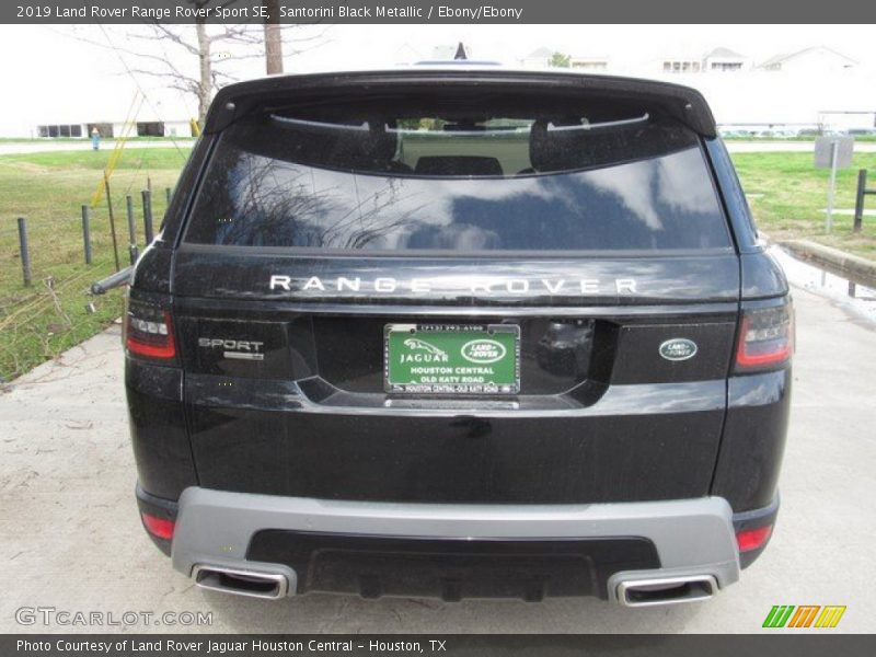 Santorini Black Metallic / Ebony/Ebony 2019 Land Rover Range Rover Sport SE