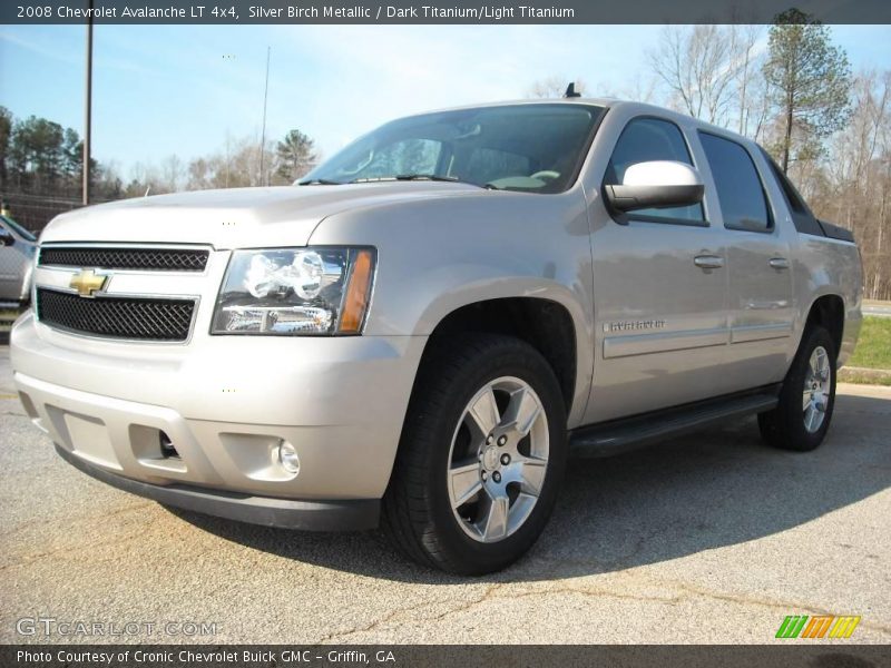 Silver Birch Metallic / Dark Titanium/Light Titanium 2008 Chevrolet Avalanche LT 4x4