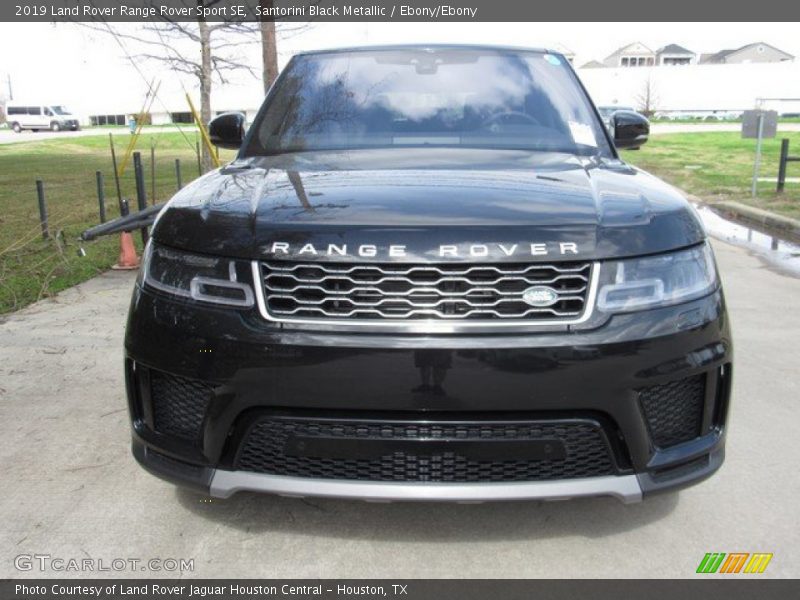 Santorini Black Metallic / Ebony/Ebony 2019 Land Rover Range Rover Sport SE