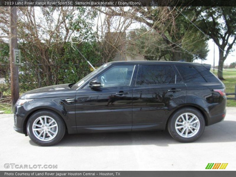 Santorini Black Metallic / Ebony/Ebony 2019 Land Rover Range Rover Sport SE