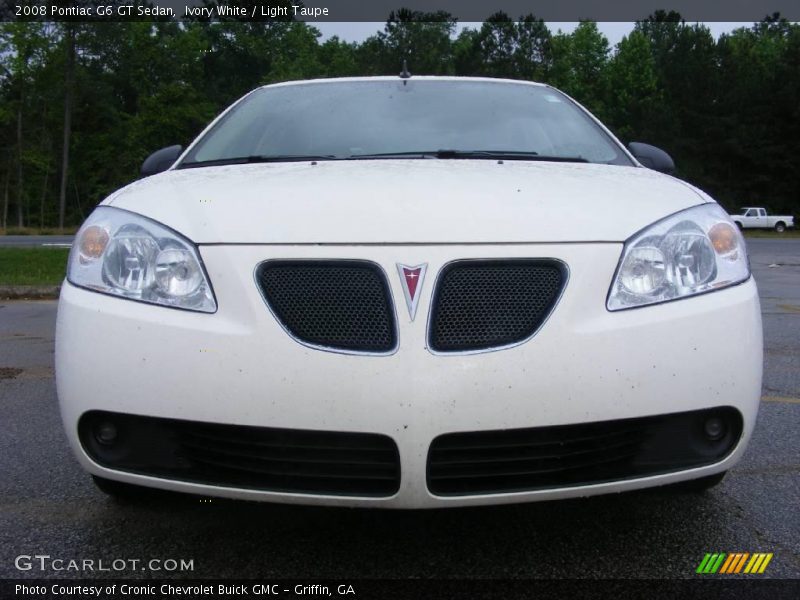 Ivory White / Light Taupe 2008 Pontiac G6 GT Sedan