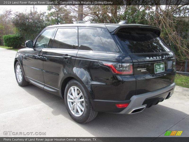 Santorini Black Metallic / Ebony/Ebony 2019 Land Rover Range Rover Sport SE