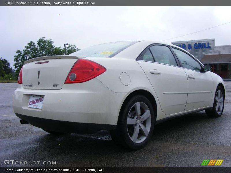 Ivory White / Light Taupe 2008 Pontiac G6 GT Sedan