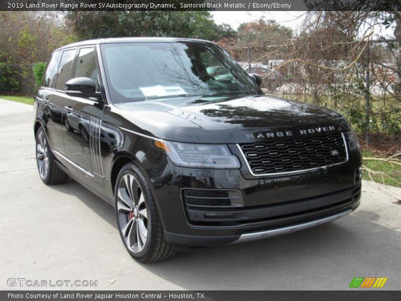 Santorini Black Metallic / Ebony/Ebony 2019 Land Rover Range Rover SVAutobiography Dynamic
