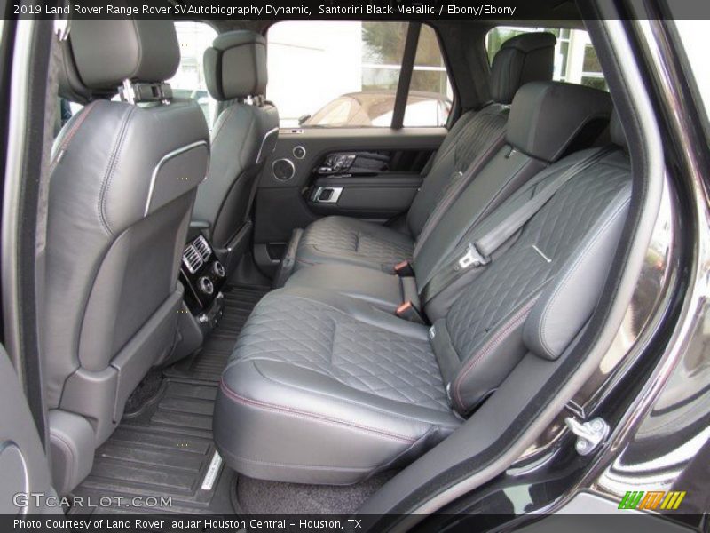 Rear Seat of 2019 Range Rover SVAutobiography Dynamic