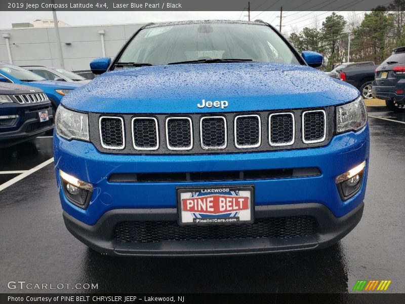 Laser Blue Pearl / Black 2019 Jeep Compass Latitude 4x4