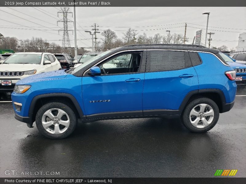 Laser Blue Pearl / Black 2019 Jeep Compass Latitude 4x4