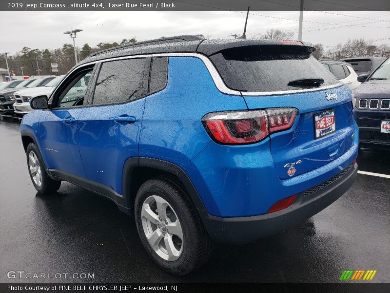 Laser Blue Pearl / Black 2019 Jeep Compass Latitude 4x4