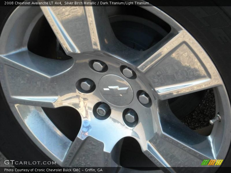 Silver Birch Metallic / Dark Titanium/Light Titanium 2008 Chevrolet Avalanche LT 4x4