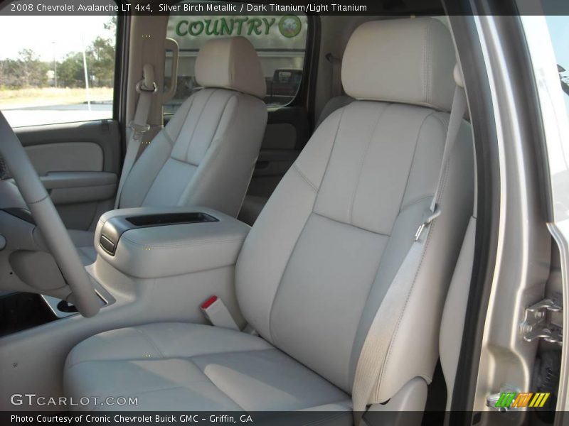 Silver Birch Metallic / Dark Titanium/Light Titanium 2008 Chevrolet Avalanche LT 4x4