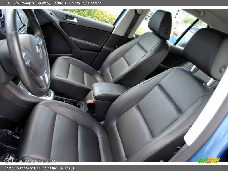 Pacific Blue Metallic / Charcoal 2017 Volkswagen Tiguan S