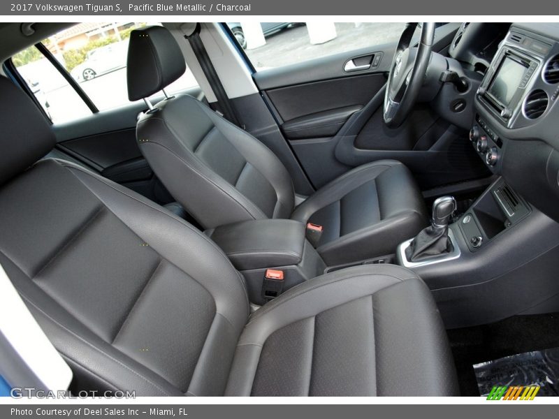 Pacific Blue Metallic / Charcoal 2017 Volkswagen Tiguan S