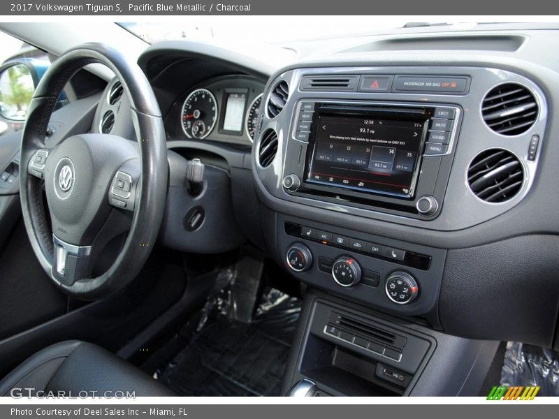 Pacific Blue Metallic / Charcoal 2017 Volkswagen Tiguan S