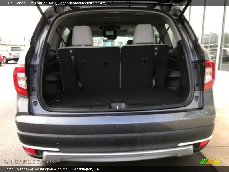 Modern Steel Metallic / Gray 2019 Honda Pilot Touring AWD