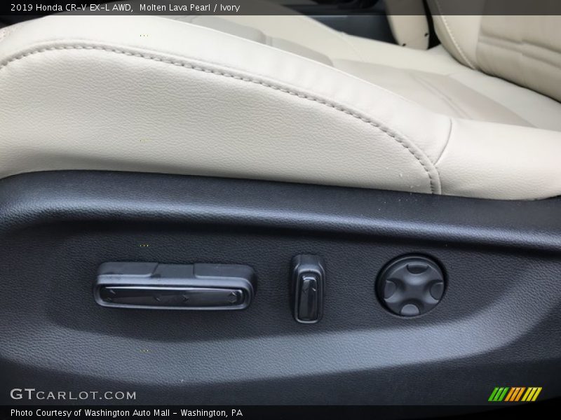 Molten Lava Pearl / Ivory 2019 Honda CR-V EX-L AWD
