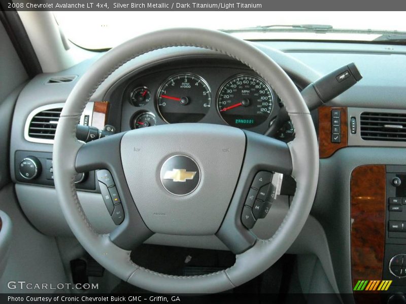 Silver Birch Metallic / Dark Titanium/Light Titanium 2008 Chevrolet Avalanche LT 4x4