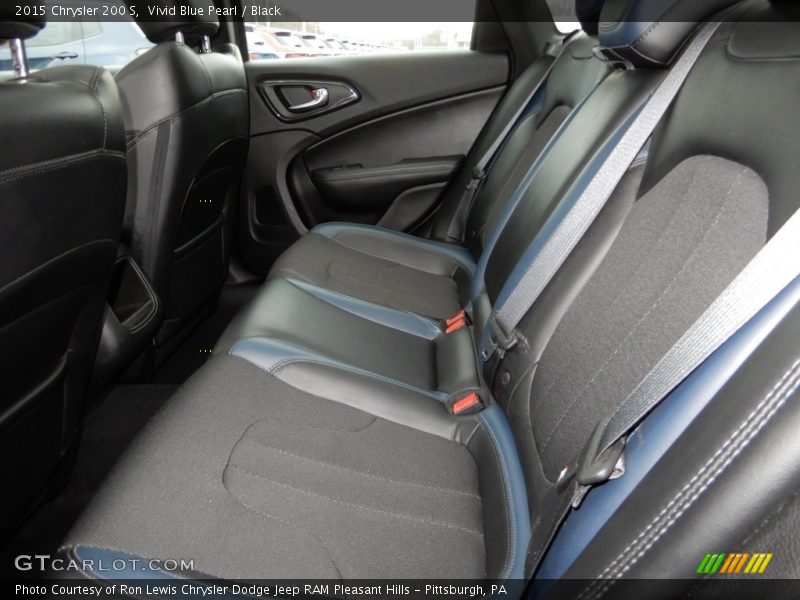 Vivid Blue Pearl / Black 2015 Chrysler 200 S