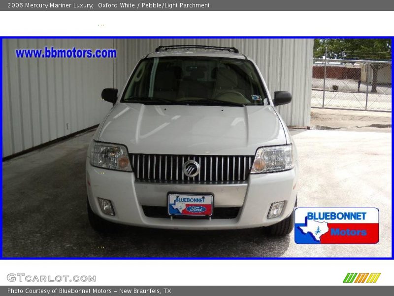 Oxford White / Pebble/Light Parchment 2006 Mercury Mariner Luxury