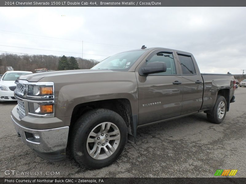 Brownstone Metallic / Cocoa/Dune 2014 Chevrolet Silverado 1500 LT Double Cab 4x4