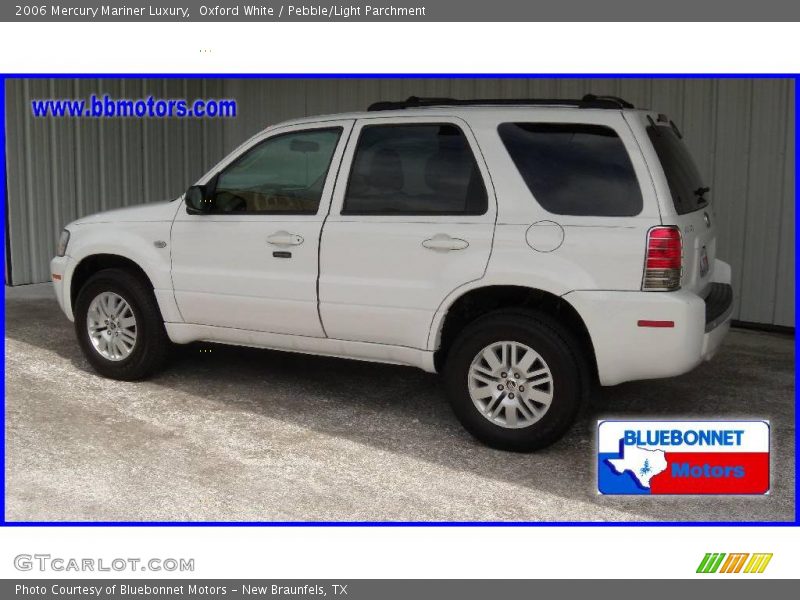 Oxford White / Pebble/Light Parchment 2006 Mercury Mariner Luxury