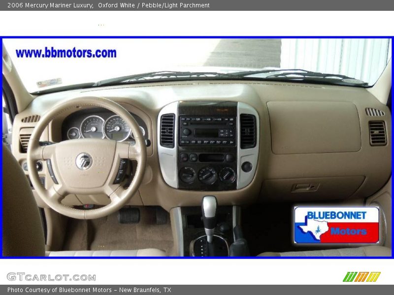 Oxford White / Pebble/Light Parchment 2006 Mercury Mariner Luxury