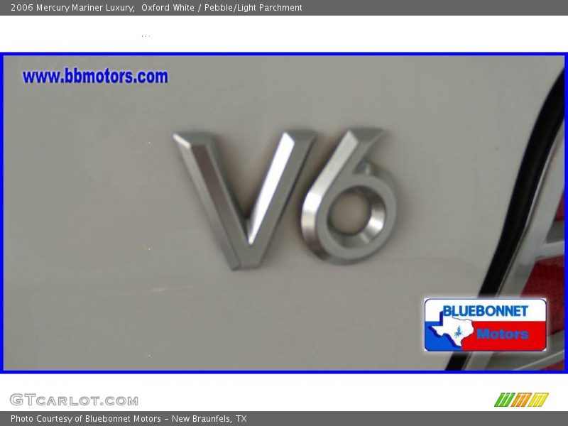 Oxford White / Pebble/Light Parchment 2006 Mercury Mariner Luxury