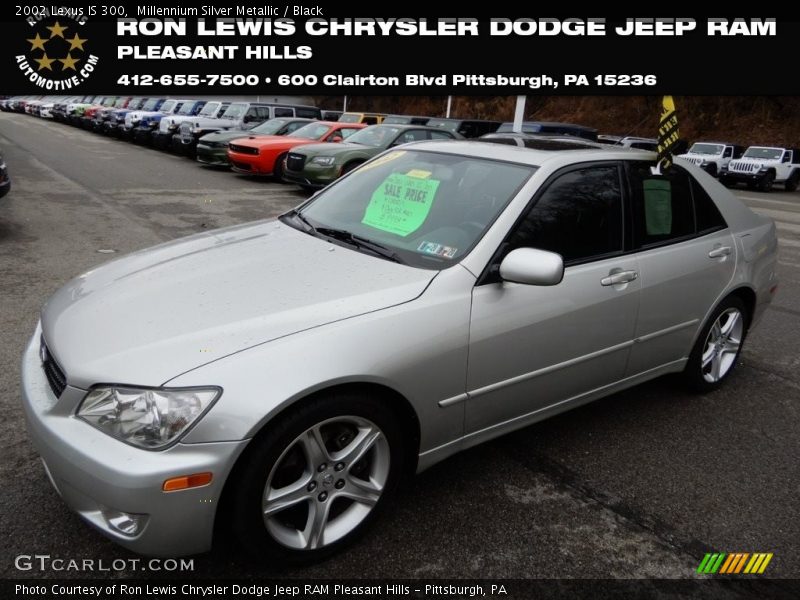 Millennium Silver Metallic / Black 2002 Lexus IS 300