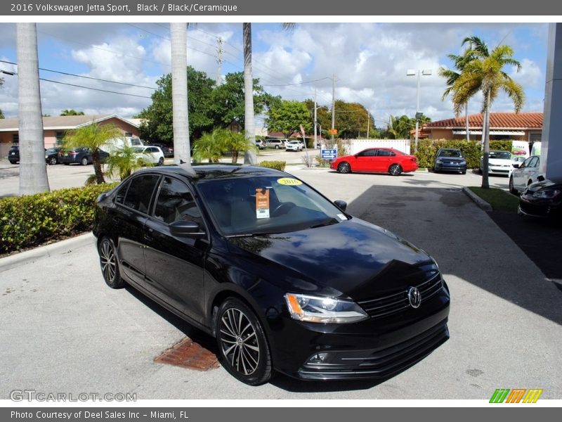 Black / Black/Ceramique 2016 Volkswagen Jetta Sport