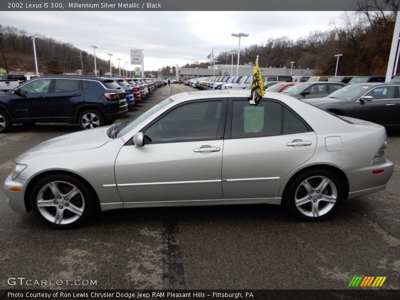 Millennium Silver Metallic / Black 2002 Lexus IS 300