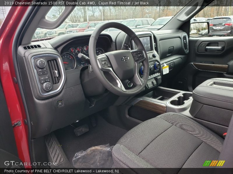 Cajun Red Tintcoat / Jet Black 2019 Chevrolet Silverado 1500 RST Double Cab 4WD