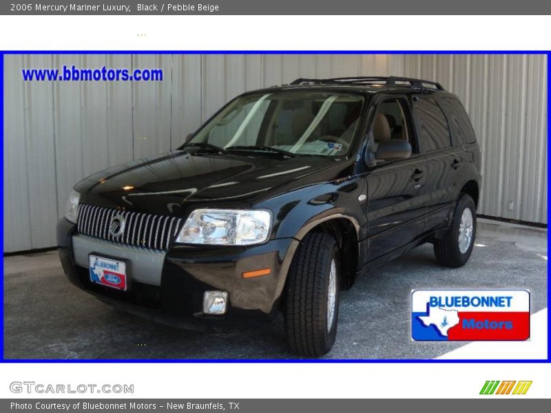 Black / Pebble Beige 2006 Mercury Mariner Luxury