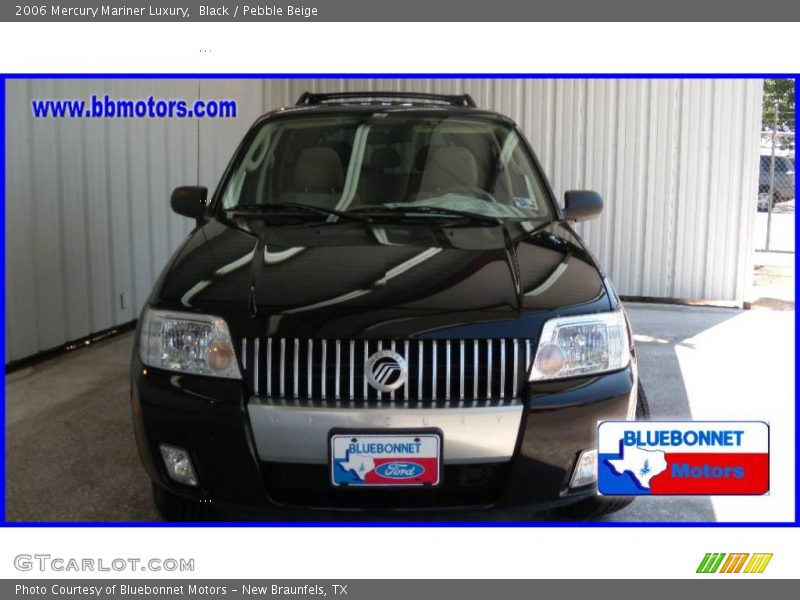 Black / Pebble Beige 2006 Mercury Mariner Luxury