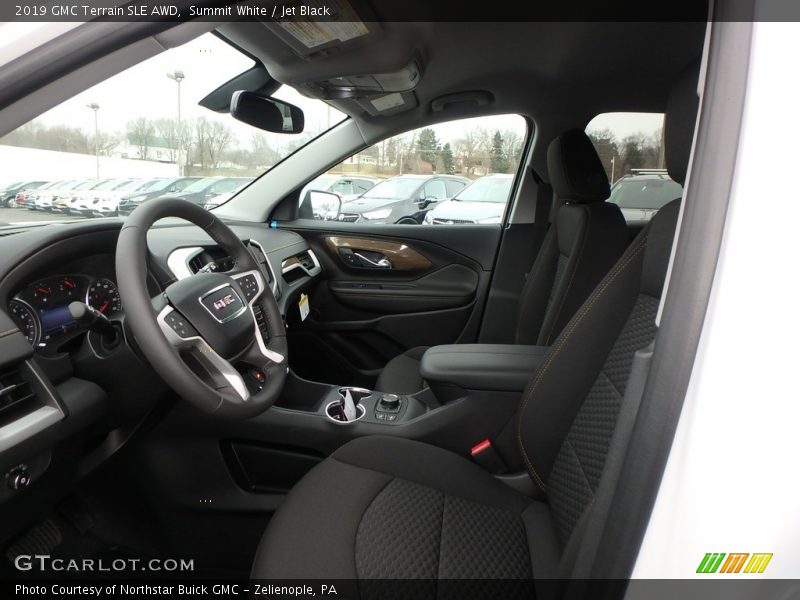 Summit White / Jet Black 2019 GMC Terrain SLE AWD