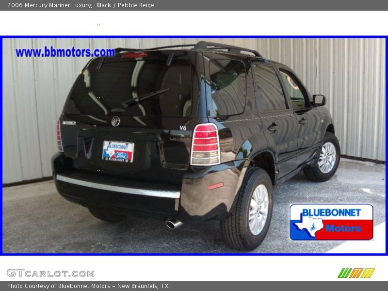 Black / Pebble Beige 2006 Mercury Mariner Luxury