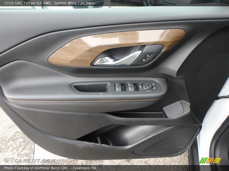 Summit White / Jet Black 2019 GMC Terrain SLE AWD