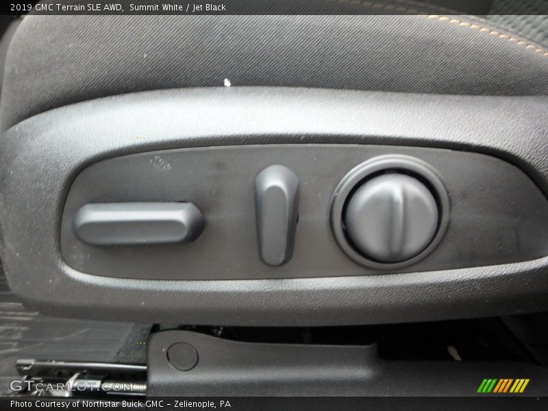 Summit White / Jet Black 2019 GMC Terrain SLE AWD