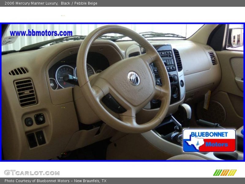 Black / Pebble Beige 2006 Mercury Mariner Luxury