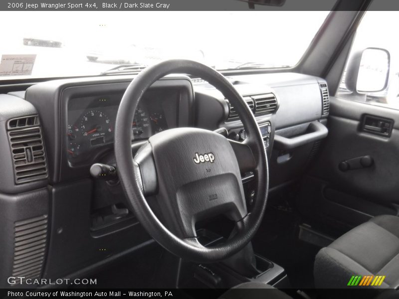 Black / Dark Slate Gray 2006 Jeep Wrangler Sport 4x4