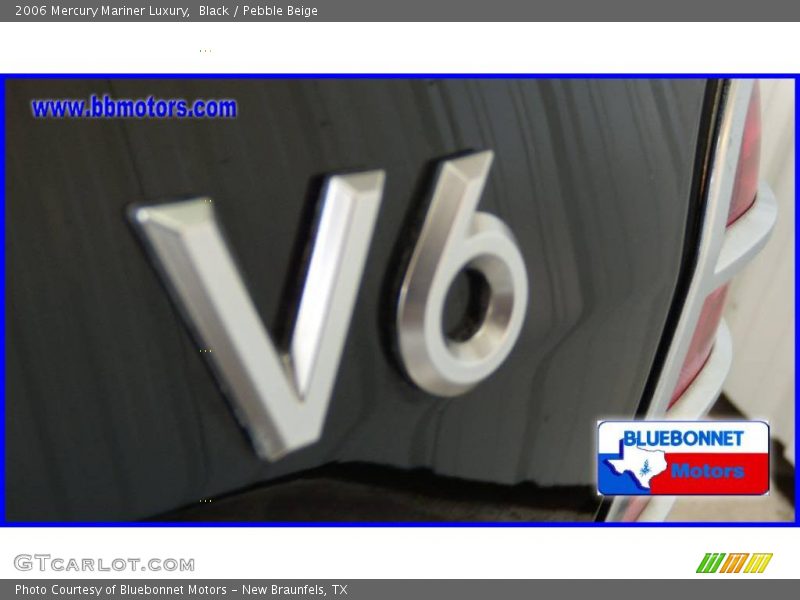 Black / Pebble Beige 2006 Mercury Mariner Luxury