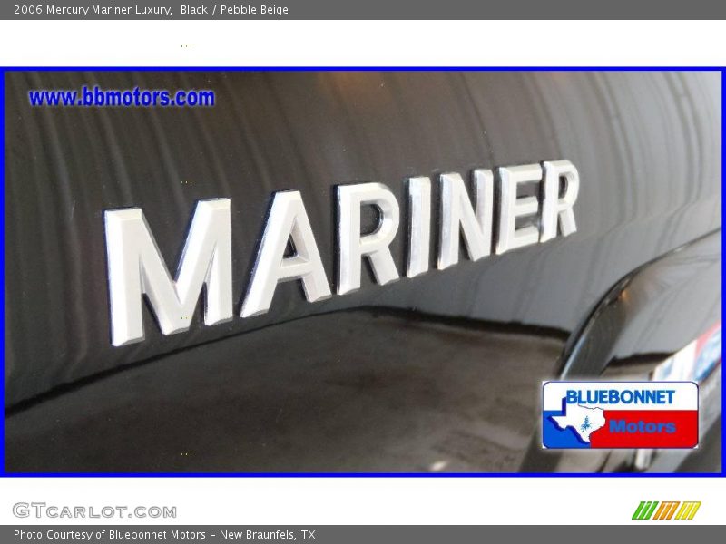 Black / Pebble Beige 2006 Mercury Mariner Luxury