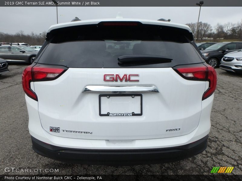 Summit White / Jet Black 2019 GMC Terrain SLE AWD