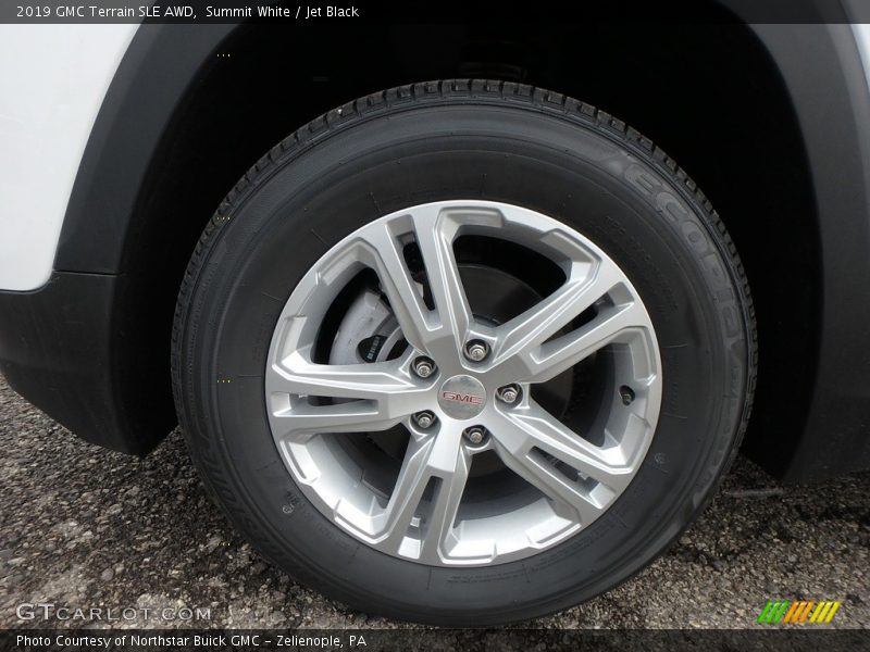 Summit White / Jet Black 2019 GMC Terrain SLE AWD