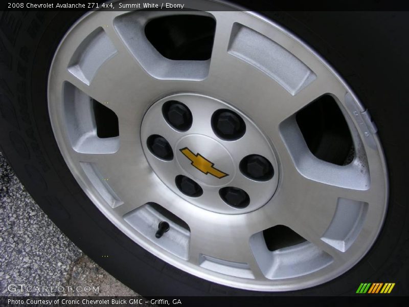 Summit White / Ebony 2008 Chevrolet Avalanche Z71 4x4