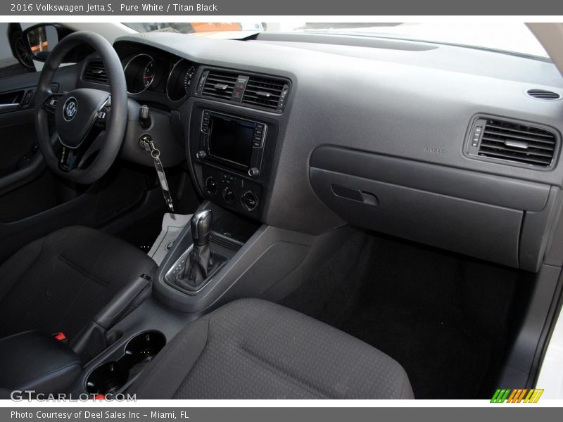 Pure White / Titan Black 2016 Volkswagen Jetta S