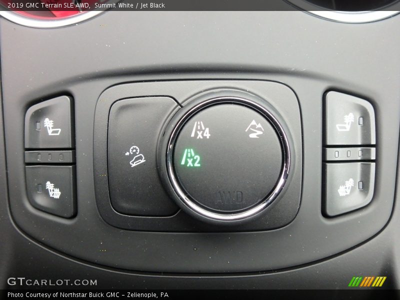 Summit White / Jet Black 2019 GMC Terrain SLE AWD