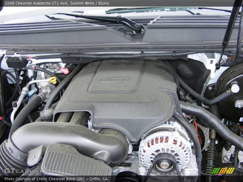 Summit White / Ebony 2008 Chevrolet Avalanche Z71 4x4